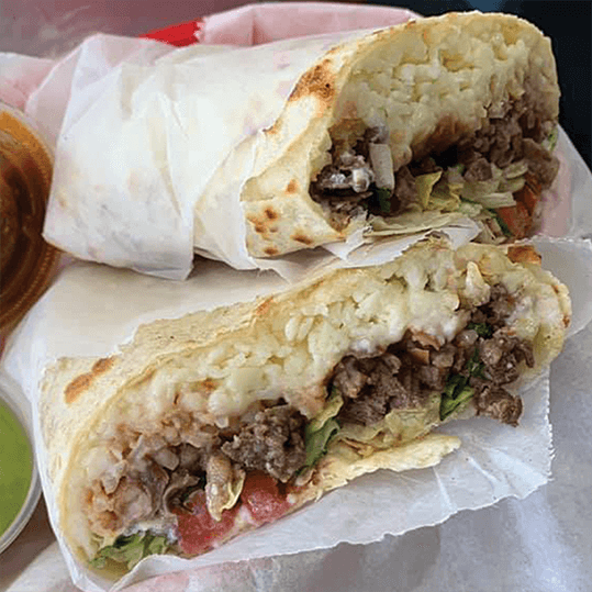 Burritos from Tacos Y Amigos in Okeechobee